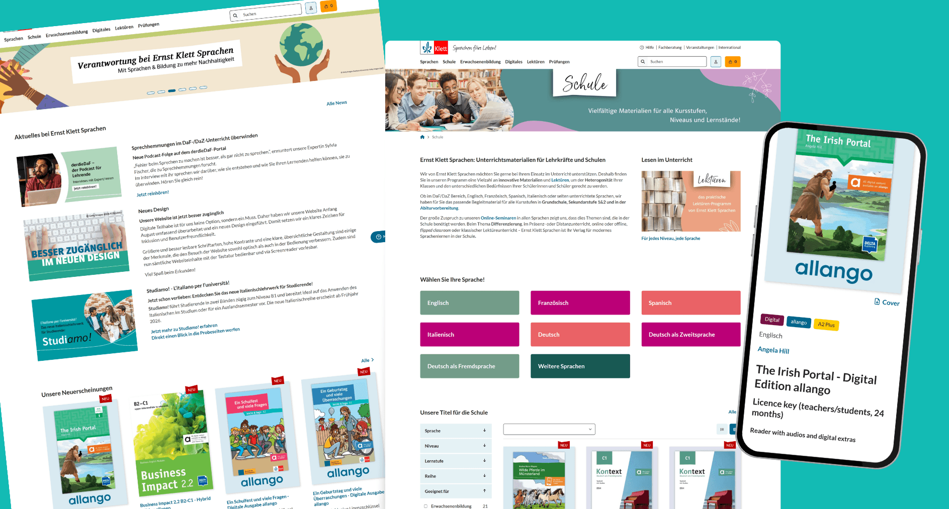 Relaunch of klett-sprachen.de Relaunch of klett-sprachen.de
