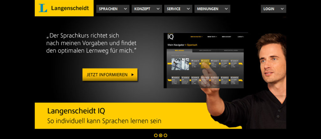 Projekte - Langenscheidt IQ Responsive - Wirth & Horn Informationssysteme