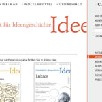 Projekte - Zeitschrift für Ideengeschichte - ZIG - Beck Verlag - Wirth & Horn Informationssysteme