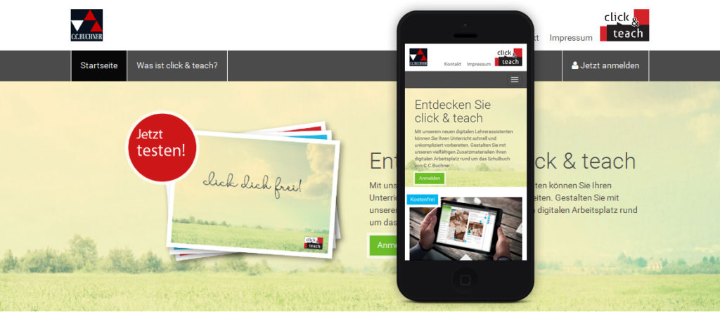 Projekte - click & teach - C. C. Buchner Verlag - Donwload Shop - Wirth & Horn Informationssysteme