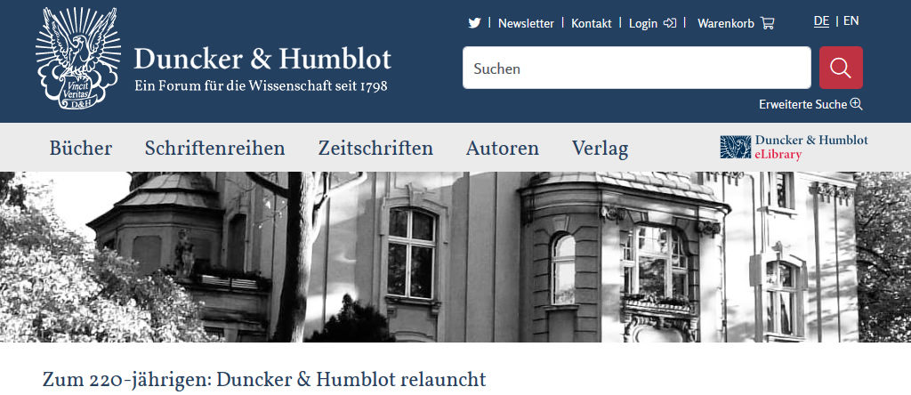 duncker-humblot webshop
